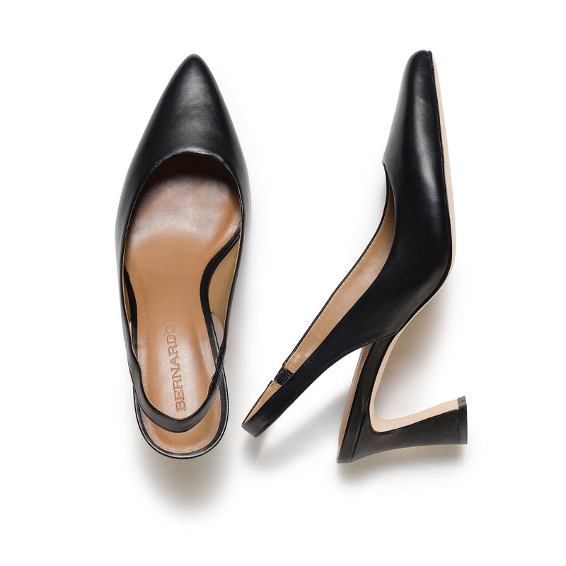 Bernardo Felicity Slingback Décolleté Donna Nere | WLG8873WS